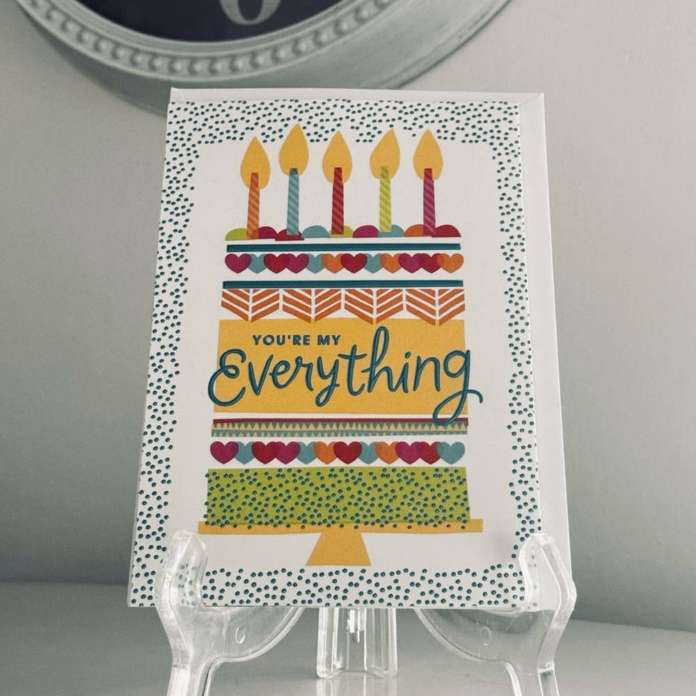 To My Partner Birthday Card - You’re My Everything Unisex Birthday Card